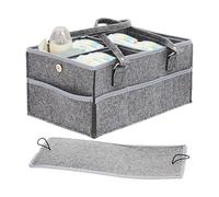 Cesta de almacenamiento para cambiar pañales | Bolsa de pañales | Bolsa de almacenamiento para guardería, organizador de bolsas de pañales de fieltro, bolsa de almacenamiento de artículos esenciales