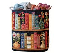 Cesta de almacenamiento plegable con diseño retro, perfecta bolsa organizadora de juguetes de peluche o artículos esenciales para bebés, cesta de almacenamiento multiusos