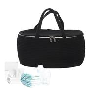 Cesta de almacenamiento portátil para bebé, bolsa organizadora de gran capacidad, conveniente almacenamiento de mesa cambiadora, viaje al aire libre, coche, baño, mesita de noche, picnic, para padres