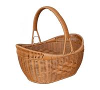 Cesta de almacenamiento tejida para organizar verduras, huevos y frutas, suministros de picnic al aire libre, cesta de almacenamiento multiusos