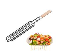 Cesta De Asado De Carne - Rejilla De Cocción De Alimentos | Soporte De Cocina Y Barbacoa - Para Restaurante Picnic Cocina Barbacoa Vegetales Frutas De Pescado Camarón