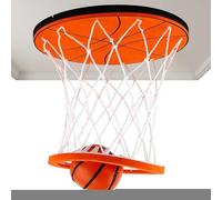 Cesta de baloncesto para dormitorio | Juego de pelota deportiva para techo | Juguete deportivo de bola para pared para interior al aire libre, sala de patio, escuela familiar