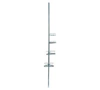 Cesta de baño telescópica (35,5 x 35,5 x 250 cm, Cromo)