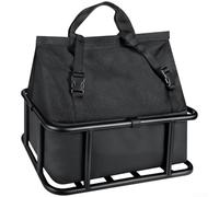 Cesta de bicicleta desmontable con bolsillo interior, resistente al agua, aislada, resistente, hierro delantero y trasero, montaje para bicicleta eléctrica y portaequipajes, transporte de mascotas (B)