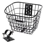 Cesta de bicicleta, elegante manillar extraíble para mascotas, para adultos, cesta de almacenamiento frontal para alimentos, frutas, necesidades diarias, organizador ligero para viajes y recados