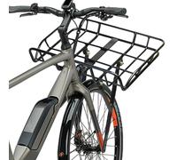 Cesta De Bicicleta, Gran Capacidad Metálica Con Red Y Tornillos - Porta-Bajas Gran Formato,Para Bicicleta De Montaña Plegable Ciudad Carreras Senderismo Adultos