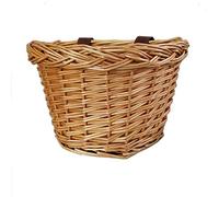 Cesta de bicicleta para niños, cesta delantera para manillar, cesta de mimbre trenzado, cesta para rueda delantera, accesorio para bicicleta, cesta de tejido a mano respetuoso con el medio ambiente,