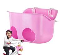 Cesta de bicicleta - PP 8.27 x 5.91 x 5.51 pulgadas | Cesta de almacenamiento para cochecito de niños | Asiento delantero para triciclo, bicicleta de equilibrio y cochecito