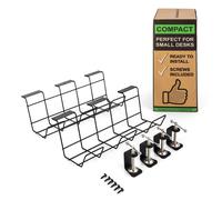 Cesta de cables Darwin para regletas de enchufe incluye soportes
