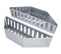 Cesta de carbσn compatible con parrillas de carbσn Weber de 22 pulgadas y otros modelos similares. Bandeja de carbσn para barbacoa (2 unidades).
