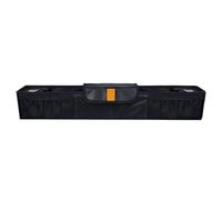 Cesta de carrito de golf - 82 x 12 x 12 cm, organizador de almacenamiento frontal interior, sin taladrar, resistente cesta para salpicadero, organizador de carrito de golf para mujeres y hombres