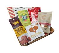 Cesta de cartas para amantes de los chiles, perfecta para amigos y familiares que aman el chile y las especias, todos los productos británicos, bellamente envuelta a mano en papel de paquete