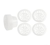 Cesta de clonación de plástico con tamaño de malla moderada para soporte de raíces y aireación en configuraciones DWC NFT y Ebb-and Flow (10 piezas)