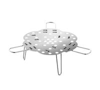 Cesta de cocción al vapor | plegable y regulable en altura - Bandeja de cocción al vapor con rejilla extraíble, para, albóndigas, arroz, pescado, preparación de harina, cocinero