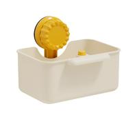 Cesta De Colador De Fregadero De Cocina-Soporte De Esponja De, Contenedor De Recuperación De Alimentos, Cesta De Organización De Drenaje, Soporte De Limpieza Multifuncional | Accesorio Poco
