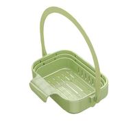 Cesta de colador de residuos de cocina, recipiente telescópico extensible para fregadero de cocina, filtro de que ahorra espacio, organizador de multifunción para restos de