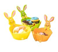 Cesta de conejo de Pascua, cesta de Pascua dulce | Tote Bags Egg Sober Party Favors Bucket,Exquisitas decoraciones de canasta de , bolsas de caza de huevos de fieltro para amantes, vacaciones