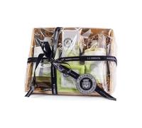 Cesta de Cosmética Pequeña No. 1 ‘Línea Clásica’ La Chinata - Pack de Cuidado de la Piel con Jabón, Gel de Baño, Crema Hidratante y Crema de Manos y Uñas - Regalo Ideal - Piel Sensible, Hidratación