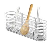 Cesta de cubiertos - Soporte para cubiertos de acero inoxidable, Tendedero para utensilios de cocina, recipiente para tenedores, organizador de cocina compacto | Encimeras de buffet V́oor vajilla de