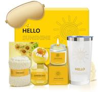Cesta de cumpleaños regalos para mujeres, regalos Sunshine Get Well Soon, paquete de autocuidado, caja de regalo única, juego de regalo de Navidad para mujeres, nueva madre, hermana, mejor amiga