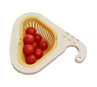 Cesta De Desague Para Fregadero | Organizador De Esquina Para Desague Y Almacenamiento,Cesto Colador para Grifo de Cocina,Para Frutas Verduras Esponja Preparación de Alimentos Lavado de Platos Cocina