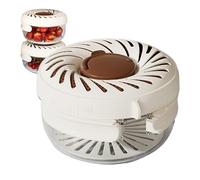 Cesta de Desagüe para Frutas - Bol Para Lavar Fruta - Cesto Para Lavar Verduras Con Mango Plegable Colador De Cocina Para Cocinar Despensa Fregadero Pasta Bayas Ensalada Diario Restaurante Camping