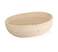 Cesta de diseño para hacer pan de masa de pan 1,5 kg 28x22x9 cm