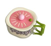 Cesta De Drenaje - Colador De PP PET, Tazón De Limpieza De Frutas Y Verduras, Contenedor De Almacenamiento De Frescura Para Refrigerador | Escurridor Con Mango Plegable Para Camping, Autocara