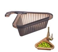 Cesta De Drenaje De Cisne Para Fregadero De Cocina, Colador De Fregadero De Esquina Triangular, Cesta De Fregadero Sin Perforaciones, Estante De Drenaje De Filtro Colgante Multifuncional, Filtro De