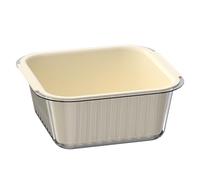 Cesta de drenaje de doble capa, colador de verduras de cocina, diseño de mango lateral, 9.84 x 9.84 x 3.94 pulgadas, dispositivo de preparación eficiente de cocina, ideal para arándanos