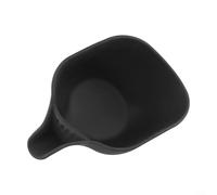 Cesta de drenaje de silicona con extensión lateral para un drenaje sin esfuerzo, perfecta para secar platos y organizar la cocina (negro)