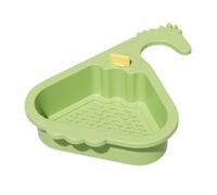 Cesta de drenaje del fregadero - Cesta de estafa de fregadero de esquina | Sucker de rack de almacenamiento | Estante de drenaje del pozo | Fregadero de cocina esquina Cesta colgante Filtro de cocina