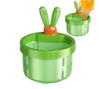 Cesta de drenaje - Filtro de drenaje automático para orejas de conejo - Cesta de drenaje para fregadero para apartamento restaurante hogar, evacuación de residuos frutas y verduras