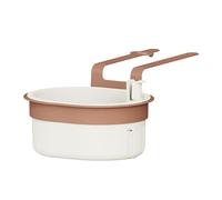 Cesta de drenaje para fregadero, filtro de silicona, diseño plegable ajustable, soporte colgante para grifo para colección de residuos de alimentos de cocina, restaurante, uso en apartamentos, 5.91 x