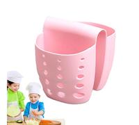 Cesta de drenaje para sillín, cesta de secado sin costuras, cesta de drenaje de esponja para sillín, organizador de fregadero con desagüe para lavabo doble