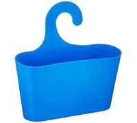 Cesta de Ducha Azul con Gancho para Colgar, Estante de Ducha, Estante de baño, Estante para Colgar