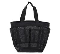 Cesta de ducha de malla portátil para dormitorio universitario, organizador de bolsa de ducha, 8 bolsillos de almacenamiento, báscula de equipaje digital (BK1, tamaño único)