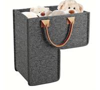 Cesta De Escalera En Forma De L - Organizador De Almacenamiento De Escalera Portátil | Cesta Plegable Para Zapatos De Lavandería