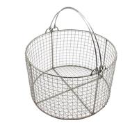 Cesta de esterilización para instrumentos médicos, bandeja de malla redonda de 9.8 x 9.8 pulgadas para uso en autoclave, laboratorio y hospital