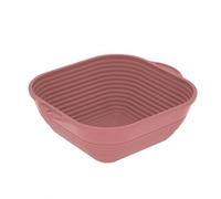 Cesta de fermentación de pan plegable resistente al calor cuencos de silicona banneton de gran capacidad en diferentes formas para hornear en casa y almacenamiento de alimentos