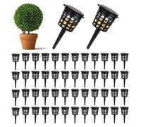 Cesta De Fertilizante Para Bonsái | Insertos De Cesta De Liberación De Nutrientes,50 Piezas Alimentador para Bonsái,Para Orquídeas Protección Contra Animales Interior Exterior Jardín