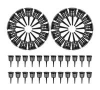 Cesta De Fertilizantes Para Bonsái - Cesta De Nutrientes Con Tapa | 50 Piezas De Suministros Para Bonsái | Para La Prevención De Animales, Salud De Las Raíces De Nutrientes Al Aire Libre, Estuche De F