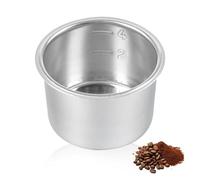 Cesta de filtro colador de café de 51 mm tamiz de espresso - accesorios de matraz filtro de café de acero inoxidable compatible con máquinas Delonghi (4 Tassen)