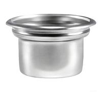 Cesta de filtro de café de acero inoxidable de 58 mm compatible con portafiltros de 58 mm diseñada para preparar para 4 tazas de espresso con resistencia a la corrosión y ajuste seguro