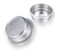 Cesta de filtro de café para Breville y Sage Barista de 54 mm, cesta de filtro de doble pared de acero inoxidable, filtro de cafetera reutilizable, compatible con cafeteras espresso de 54 mm, 2 tazas