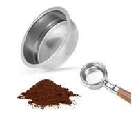 Cesta de Filtro de Café, Reutilizable Colador de Acero Inoxidable, Taza Filtro de 51 mm para el hogar y el café, Adecuado para Cafetera DeLonghi EUPA Donlim Breville