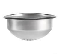 Cesta de filtro de café sin fondo de acero inoxidable de 58 mm para portafiltro SEMI con diseño de base abierta para maximizar la crema y el aroma