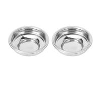 Cesta de filtro de doble capa de dosis única, cesta de filtro de café de acero inoxidable para mango de máquina de café de 58mm