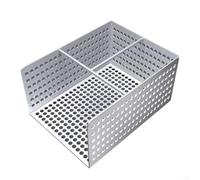 Cesta de filtro de drenaje de acero inoxidable, colador de alcantarillado de cocina de grado 304, 15-25 cm, diseño antiobstrucción antiroedores con malla de 8 mm (150 x 150 x 100 mm)