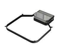 Cesta de filtro de fregadero, colador de, recogedor de alimentos plegable para fregadero con 100 bolsas de malla de filtro | para eliminación de alimentos, recogida de chatarra, sobras